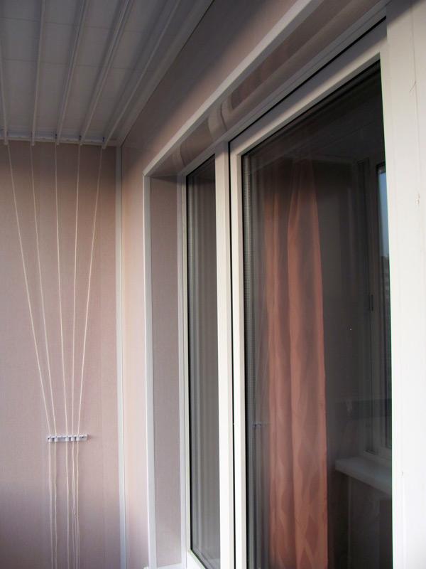 Отделка балкона панелями ПВХ